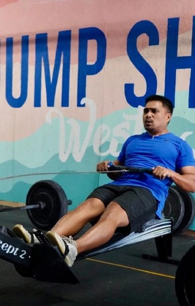 Jump Ship West Side Man Training Row Pulls